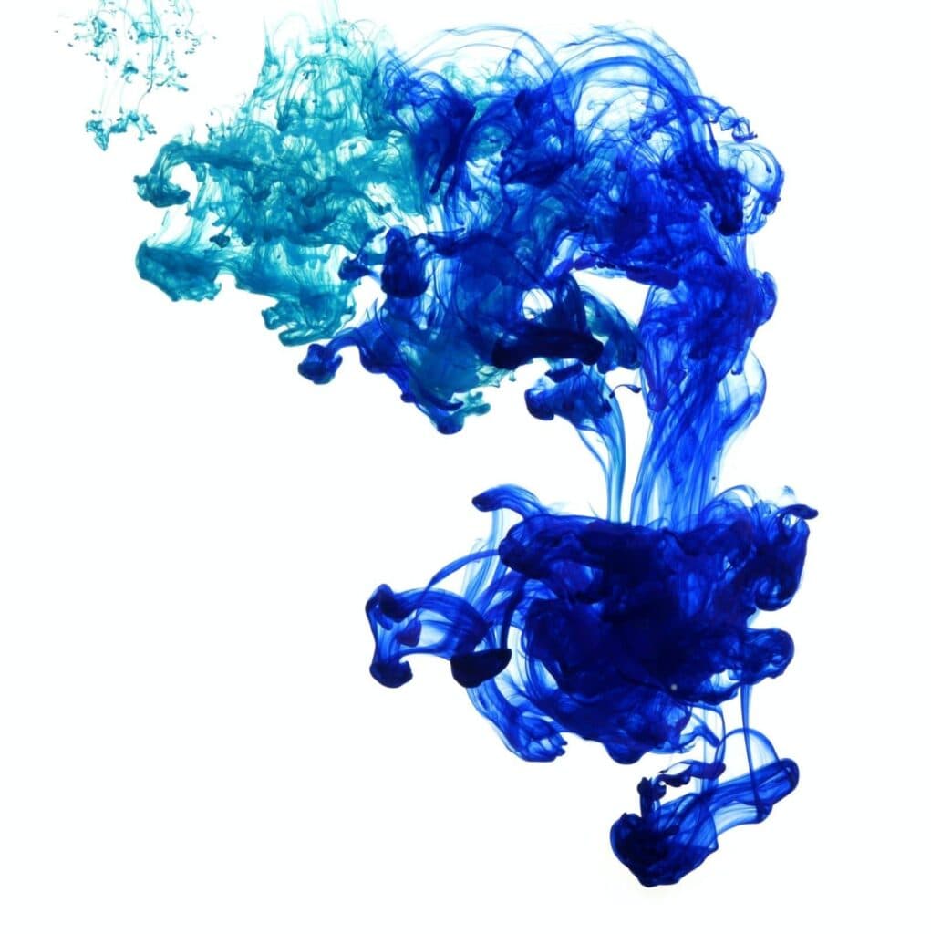 abstract composition of mixed ink